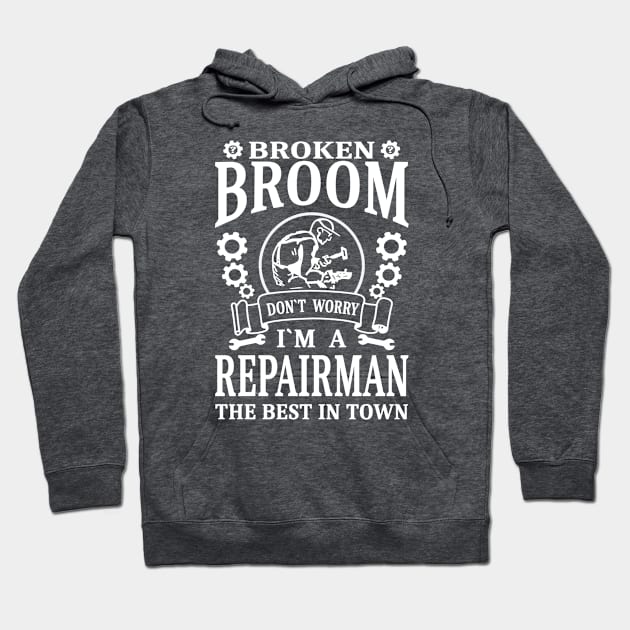 Repairman Best in Town, Halloween outfit Hoodie by FlyingWhale369